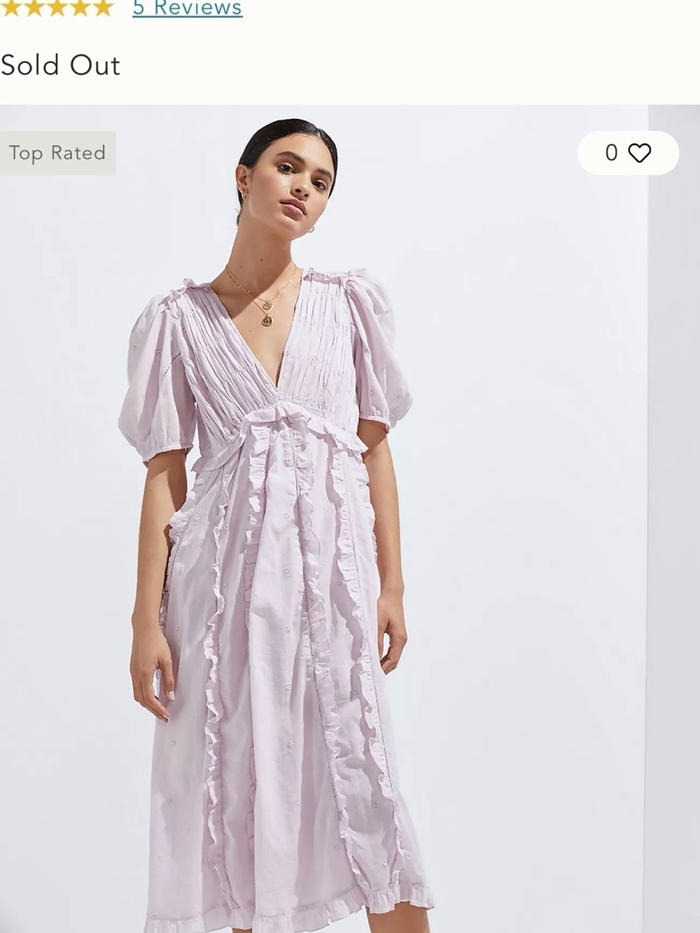 Ruffled Midi Dress